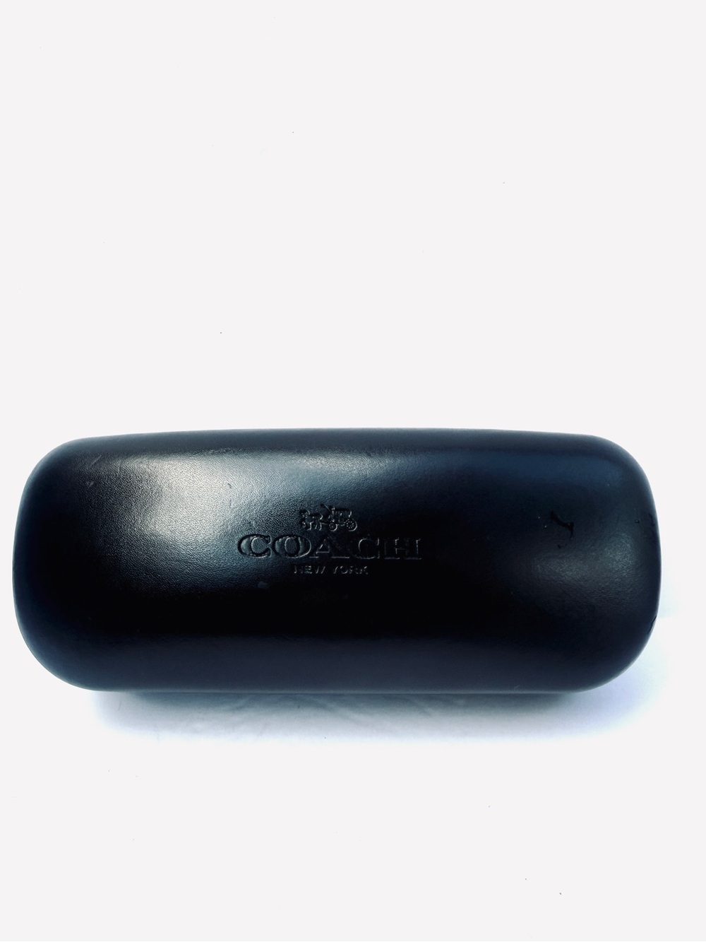 Coach New York Hard Black Large Eyeglass Sunglass Clamshell Case